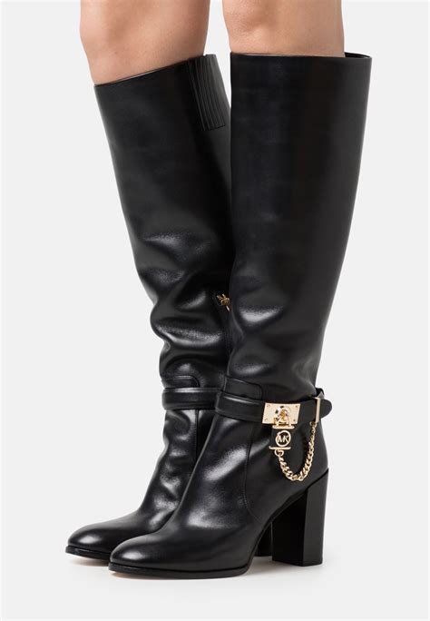 michael kors laced boots heels|Michael Kors thigh high boots.